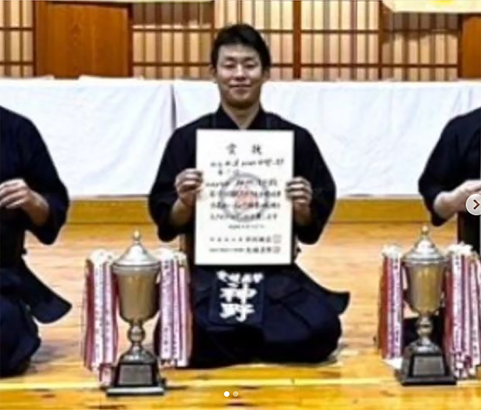 神野先生国体出場決定